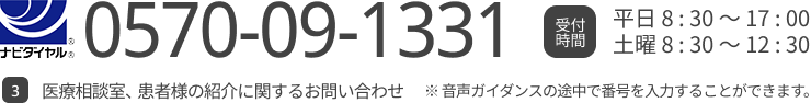 医療相談室、患者様の紹介に関するお問い合わせ